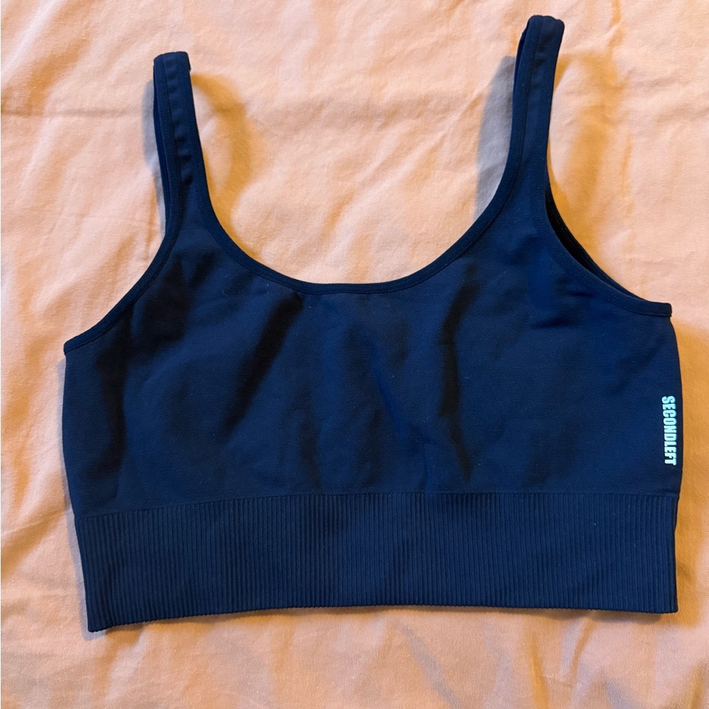 Secondleft  Plus size 2X low back  Sports Bra in back. Never worn